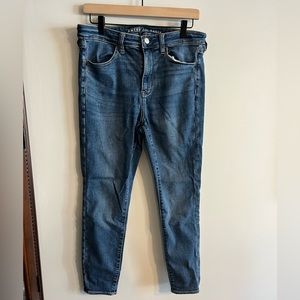 American Eagle Skinny Jeans - Dark Wash - EUC - Size 12 Short